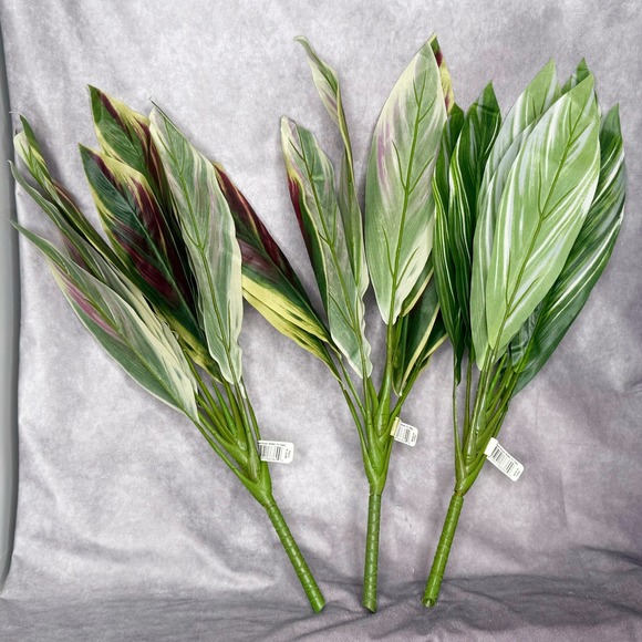 Garden Collection Greenery Faux Cordyline Plant Stems Artificial Decor Lot of 3 - Picture 1 of 5